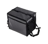 Wakects Food Delivery Bag Oxford Cloth Insulated Food Delivery Backpack 10L Multi Layer Thermal Design with Internal Support Reflective Strip for Couriers Takeout Riders