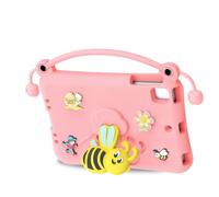Wakects for Mini Case EVA Foam Tablet Case with Washable Design and Bee Kickstand Shockproof Cover with Precise Cutouts for Kids Family Use Fits for Mini 1 2 3 4 5 (Pink)