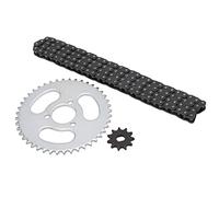 Wakects Front and Rear Chain Sprocket, T8F Motorcycle Front and Rear Sprocket, Front and Rear Sprocket Kit for Modified Karts ATVs and Mini Motorcycles