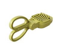 Wakects Fruit and Vegetable Cutter, ABS Stainless Steel Handheld Slicing Tool, 21 X 7.6 X 7.3cm Lightweight Design for Strawberry Banana Kiwi Boiled Egg Prep Home Chefs (Green)