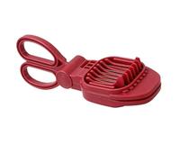 Wakects Fruit and Vegetable Cutter, ABS Stainless Steel Handheld Slicing Tool, 21 X 7.6 X 7.3cm Lightweight Design for Strawberry Banana Kiwi Boiled Egg Prep Home Chefs (Red)
