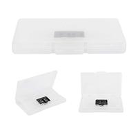 Wakects Game Cards Case, ABS Game Cards Holder for, 12 in 1 Cartridge Storage, Anti Dust Hard Shell, Layered Slots, Compact Organizer for Travel and Home (White)