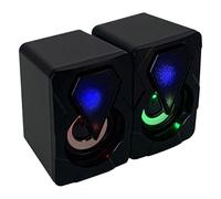 Wakects Gaming Computer Speaker with RGB Lights, 3Wx2