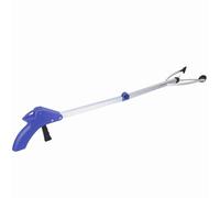 Wakects Garbage Picker Folding Trash Grabber Litter Picker Reacher Grabber [Brand] 31.5in Aluminium Alloy Body Position Lock Easy Action with Folding Design for Garden Leaves Waste Pick up (Blue