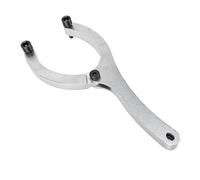 Wakects Gland Nut Wrench Set Adjustable Hydraulic Cylinder Spanner 11in No 45 Steel with 6 Pins for Oil Seal Nut Removal Tractor Skid Loader Farm Mechanic Repair