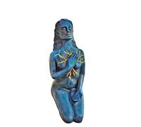 Wakects Goddess of Self-Love Resin Statue, Goddess Resin Sculpture Figurine with Shaping Spirit for Living Room Decor Ornaments (Blue)