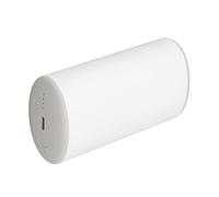 Wakects Hand Warmer, ABS Mini Pocket Heater 6000mAh USB Charging 122F 140F 2 Heat Levels Double Protection Battery Indicator for Winter Outdoor Commuters Hikers (White)