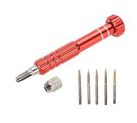 Wakects Handle, Versatile Bits, for Mobile Phones with Various Brands, Easy to Carry, Made of Chrome Vanadium Steel, Precision Workmanship (Red)