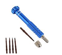Wakects Handle, Versatile Bits, for Mobile Phones with Various Brands, Easy to Carry, Made of Chrome Vanadium Steel, Precision Workmanship (Blue)