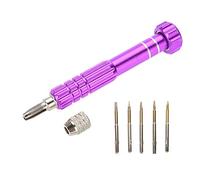 Wakects Handle, Versatile Bits, for Mobile Phones with Various Brands, Easy to Carry, Made of Chrome Vanadium Steel, Precision Workmanship (Purple)