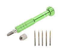Wakects Handle, Versatile Bits, for Mobile Phones with Various Brands, Easy to Carry, Made of Chrome Vanadium Steel, Precision Workmanship (Green)