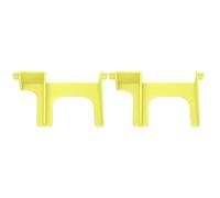 Wakects HDD Bracket, Sturdy ABS Hard Drive Bracket Professional Easy Installation 2pcs for SCPH 50000 Console (Yellow)