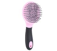 Wakects Horse Hair Comb, Plastic Mane and Tail Brush Detangler Grooming Brush with Rounded Massage Beads for Long Haired Pets Cats Dogs and Horses