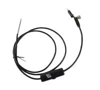 Wakects Industrial Endoscope Borescope Inspection Camera 3 in 1 3.9mm Lens 1280x720 HD IP67 6 LED Lights with 4-10cm for Type C (1 meter soft cord)
