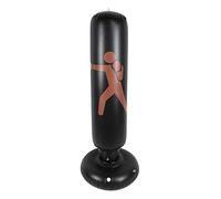 Wakects Inflatable Punch Bag Inflatable Boxing Bag Training 160cm Height PVC Fitness Hit for Adults Kids with Thickened Base 65cm Diameter Stable Structure