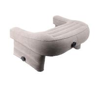Wakects Inflatable Reading Pillow, PVC Lap Desk Pillow Large Gaming Pillow for Lap, Flock Soft Laptop Arm Rest Pillow with 3 Inflatable Holes for Working Sofa Bed Couch