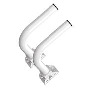 Wakects J Pole Antenna Mount Bracket, Stainless Steel Construction, Adjustable Angle, Secure Anti-Slip Gear Design, Outdoor Use Features, Simple Installation