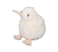 Wakects Kiwi Bird Plush Toy, Realistic 7.9 Inch Stuffed Animal Soft Fluffy Plushie Doll with Cute Face and Safe Materials, Kids Adults Friends Valentines Christmas Birthday (White)