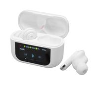 Wakects Language Translator Earbuds Bluetooth Translator Earbuds with Bluetooth 5.4 ANC 144 Online Languages 3 Modes for Travel Business Calls Music on and (White)