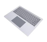 Wakects Laptop Palmrest Keyboard, Metal ABS Full Size Touchpad Assembly Standard US Layout, Replacement for Laptop 3 4 5 1951 13.5 Inch for Repair and Daily Use (Silver)