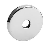 Wakects Large Shower Flange Cover, Stainless Steel Escutcheon Plate, Ideal for 3.5in Universal Flange Replacement, Extra Large Diameter, Applicable for All Standard G1/2in Pipe (Electroplated)