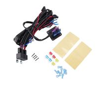 Wakects LED Light Bar Wiring Harness Kit 16AWG On Off Switch Panel with Relay Terminal Block 20A Copper Wiring for ATV UTV Truck Boat Car Dual Switch Control