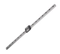 Wakects Linear Rail Guide Bearing Steel Rail Guide MGN12 12mm with High Speed Sliding Resistance and Reduced Power Loss for CNC Machine Automation Equipment (400mm)