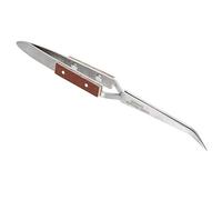 Wakects Lock Soldering Tweezer, Curved, 160mm Stainless Steel Tweezer for Jewelry Making, Crafts, and Repairs, Non Serrated Tip, Secure Grip, Versatile Usage, Ideal for (Bend the mouth)