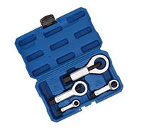 Wakects Manual Pressure Nut Cracker, Heavy Duty Metal Nut Splitter Extractor Tool for Removing Broken Rusty Nuts, Ideal for Mechanics and Projects