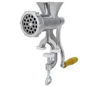 Wakects Manual Sausage Stuffer, Meat Grinder Hand Cranked Food Mincer Aluminum Alloy 5 Segment Spiral for Home Kitchen Sausage Making Grinding