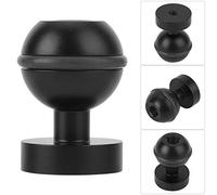 Wakects Metal Ball Head Base Mount, Ball Head Base Mount Quality Aluminum Alloy Material Easy to Assemble Convenient to Use for Photography Action Camera (Black)