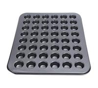 Wakects Mini Muffin Pan 48 Cup Muffin Tin Cupcake Pan Cupcake Bakeware Bakeware Baking Non Stick Carbon Steel with PTFE Coating for Mini Cupcakes and Muffins