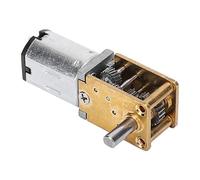 Wakects Mini Reducer Motor, Mini Metal Gear Motor Micro Brush Worm Gear Reducer Motors 1218GE N20 for RC Car Robot Model DIY Toys (DC3V 30RPM)