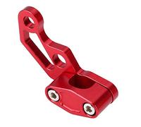 Wakects Motorcycle Brake Clutch Cable Wire Clamp Clamp/Holder Front Placement Aluminum Alloy for Throttle Idle Cable with Easy Installation Custom Fit (Red)