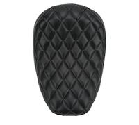Wakects Motorcycle Front Seat, Premium Leather Rhombic-Shaped Pad for Indian Bobber, Provides Comfort and Lower Back Support, Perfect for Riding Adventures