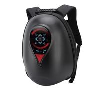 Wakects Motorcycle LED Bag, Hard USB Powered Backpack with Customizable Displays, Fits Half Face Helmets for Riders on the Go