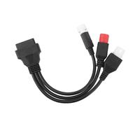 Wakects OBD Diagnostic Cable High Flexibility Plastic Plug and Play Motorcycle Diagnostic Adapter Cable
