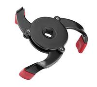 Wakects Oil Filter Claw 3 Jaw Range, Easy to Use with Removable 3/8inch Reducer for More Clearance, Ideal for Use on Vehicle Oil Filters, Dual Driver Removal Tool Jaws Engine