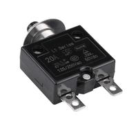 Wakects Overload Protector, Reset Button, Circuit Breaker Cut Off the Circuit, for Automotive, Industry Compact Design with Long Service Life, Wide Application with Customer Support (20A)