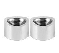 Wakects Oxygen Sensor Bung M18 x 1.5 Stainless Steel 2PCS Notched