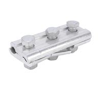 Wakects Parallel Groove Clamp, Thickened Aluminum Alloy, 3 Screw/Fastener Wire Clamp for 120 to 150 mm² Cables in Heavy Duty Applications