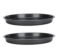 Wakects Pizza Pan, Effective Heat Distribution, Rugged Rounded Curling Design, Slightly Sloping Edges, Versatile Baking Solution for Family Gatherings or Celebrations (10 Inch)