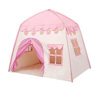 Wakects Play Tent Kids Playhouse Princess Castle Tent Oxford Fabric Large Space for 2-4 Kids Easy Setup No Tools with Carry Bag for Boys Girls Indoor Outdoor