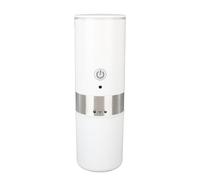 Wakects Portable Coffee Machine, Fully Automatic ABS Car Coffee Maker Capsule Coffee Ground Universal for Travel Office White 9.4x3.0in