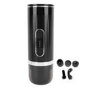 Wakects Portable Coffee Maker, 100W Electric USB Charging Machine, Stainless Steel, for NES DG Capsules and Ground Coffee, Home Office Camping Use