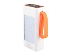 Wakects Portable Power Bank, ABS PD66W 60000mAh Battery Pack with LED Light, QC4.0 Fast Charging Power Station for Outdoor Camping Travel Emergency Use (White)