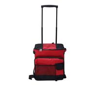 Wakects Portable Rolling Cooler, 43L Wheeled Insulated Box Leakproof Insulated Cooler Bag with Wheels and Pull Rod for Camping Beach Picnics Outdoor Activities