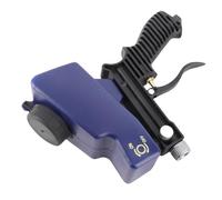 Wakects Portable Sandblasting Gun Car Sand Auto Sandblaster Gravity Feed Sandblaster Adjustable Flow Replaceable Nozzle with Material Shell Filter for Rust Removal Polishing Burrs (Blue)