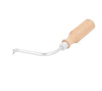 Wakects Professional Piano Tuning Wrench, Wooden Handle Instrument Tool for Harp, Compact Tuner Kit for Stringed Instruments, Versatile Applications L Shape Lyre Wrench
