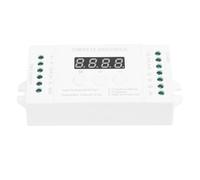 Wakects Rgbw Led Decoder Controller, 15 Built In Effects, 3 Buttons | Four Channel Output, 0-100 Percent Dimming 256 Gray-Level, DC9-24V Plastic Stage Lighting Control